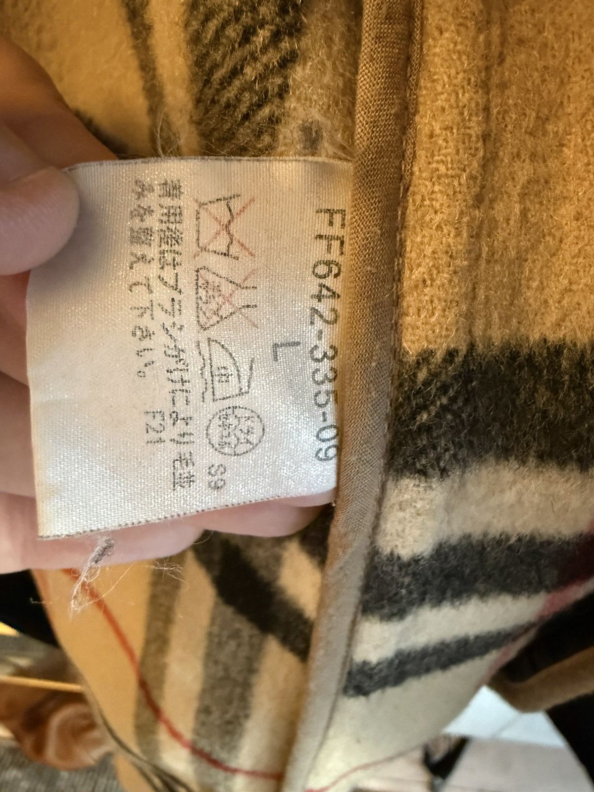 Burberry Burberry made is Japan Wool Double Breasted Coat Size US L / EU 52-54 / 3 - 15 Thumbnail