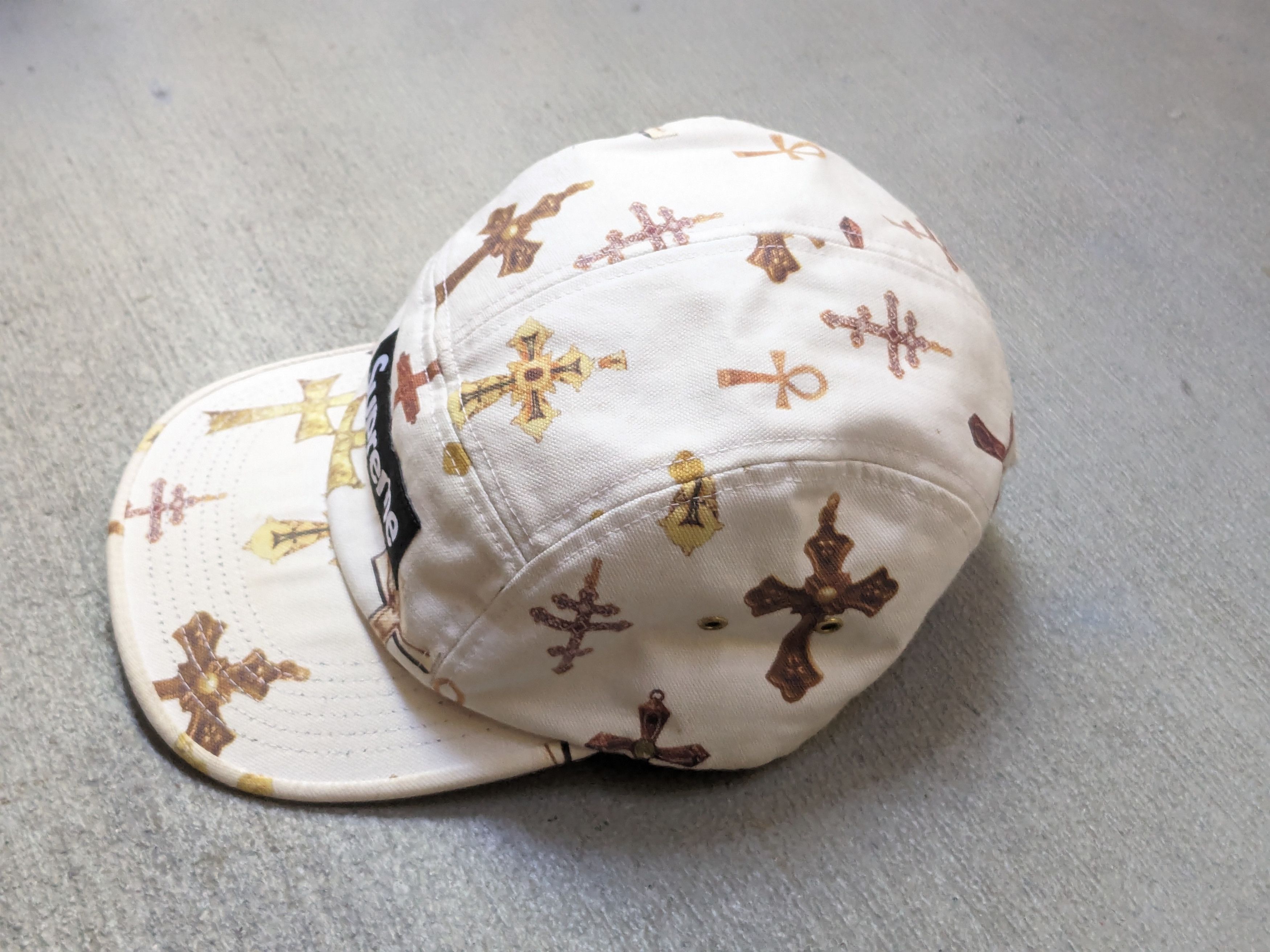 Supreme Supreme Crosses Camp Hat White SS/13 Bogo Box Logo Size ONE SIZE - 8 Thumbnail