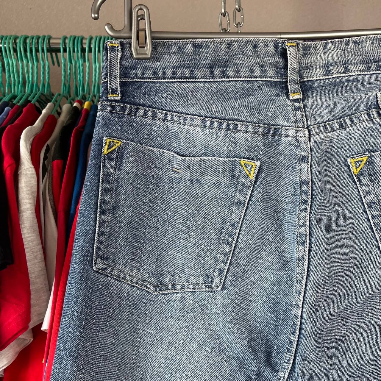 Diesel Vintage Diesel Industry Blue Denim Wide Pants Y2K Size 33 Size US 33 - 4 Thumbnail