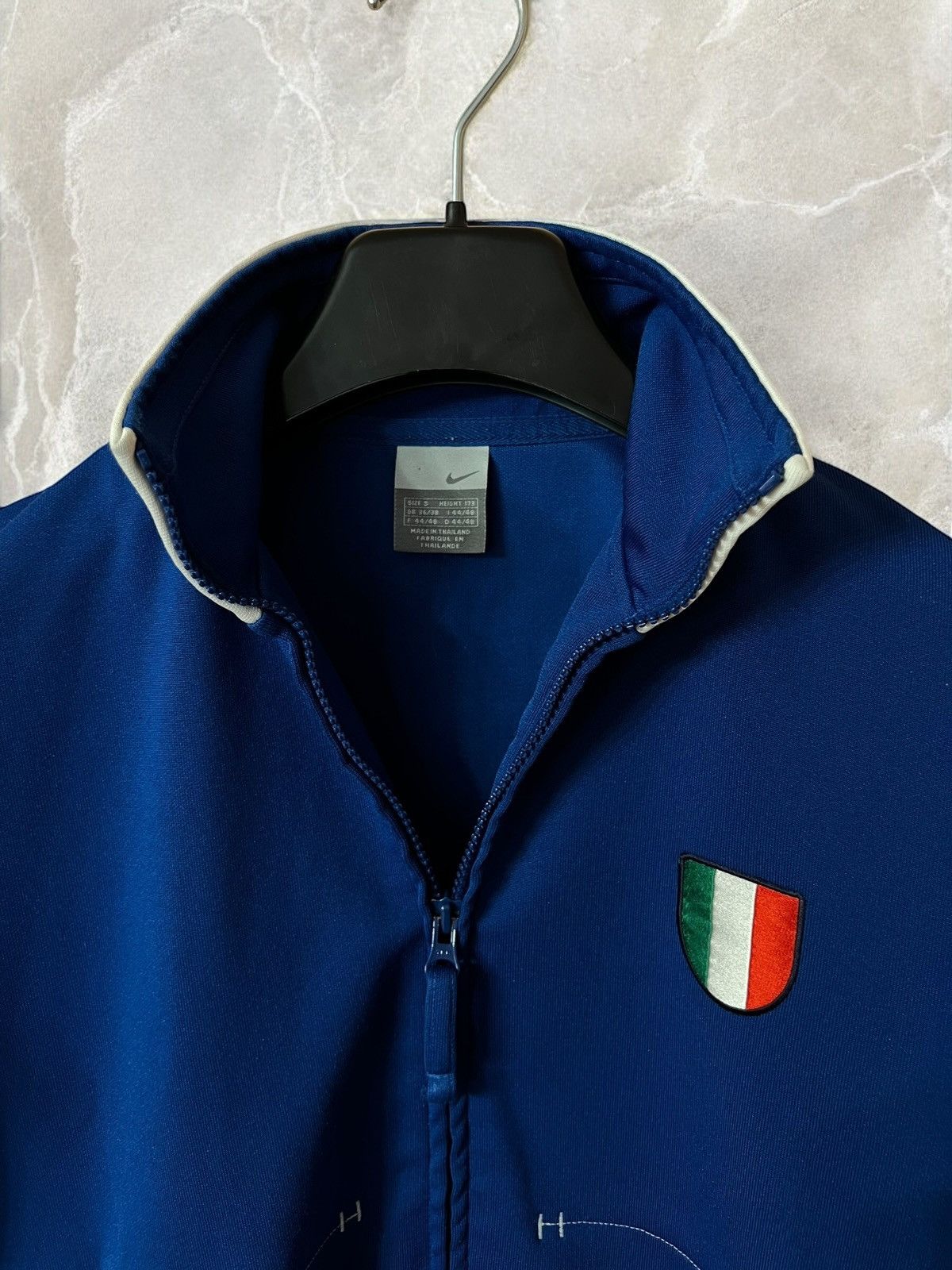 Nike × Vintage NIKE Italy "AZZURRI ULTRAS TRACK Jacket soccer National Team Size US S / EU 44-46 / 1 - 5 Thumbnail