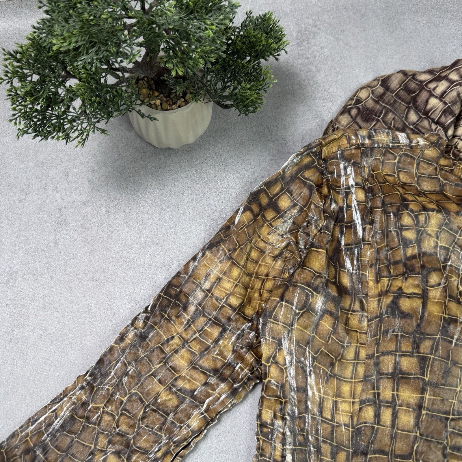 Vintage Vintage Alberto Makali Mini Dress Size S Animal Pattern Size S / US 4 / IT 40 - 21 Thumbnail