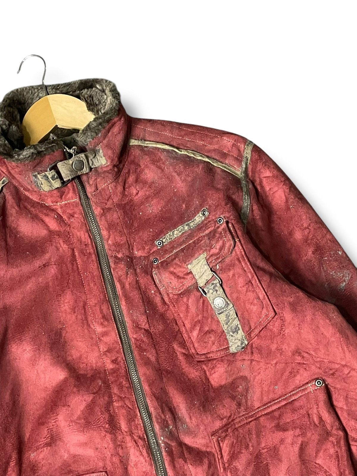 Japanese Brand × Vintage Comming Man Brand Leather Suede Jacket (70) Size US L / EU 52-54 / 3 - 2 Thumbnail