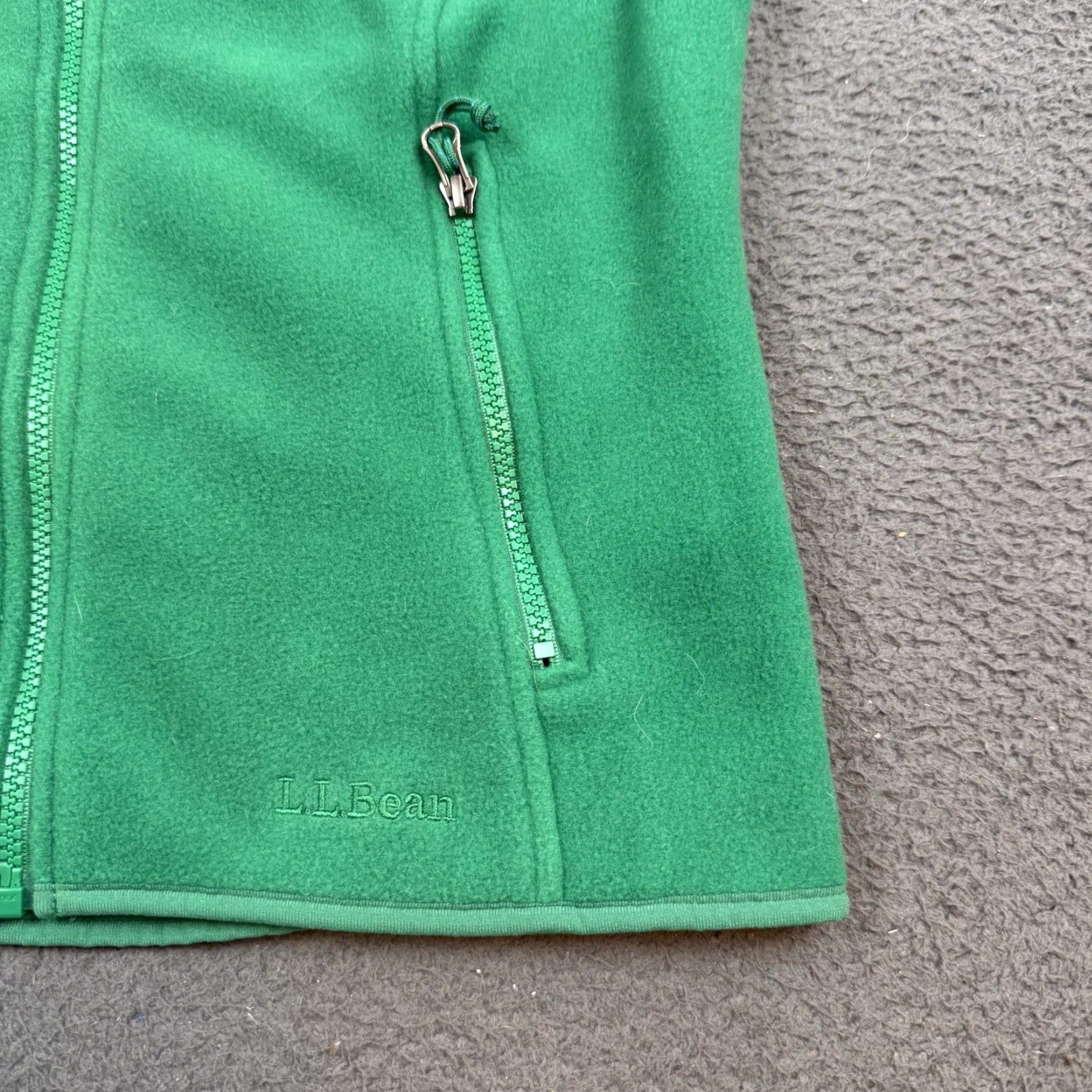 Vintage LL Bean Fleece Vest Mens XS Green Full Zip Polartec Hiking Mock Neck Vest Size US S / EU 44-46 / 1 - 2 Thumbnail