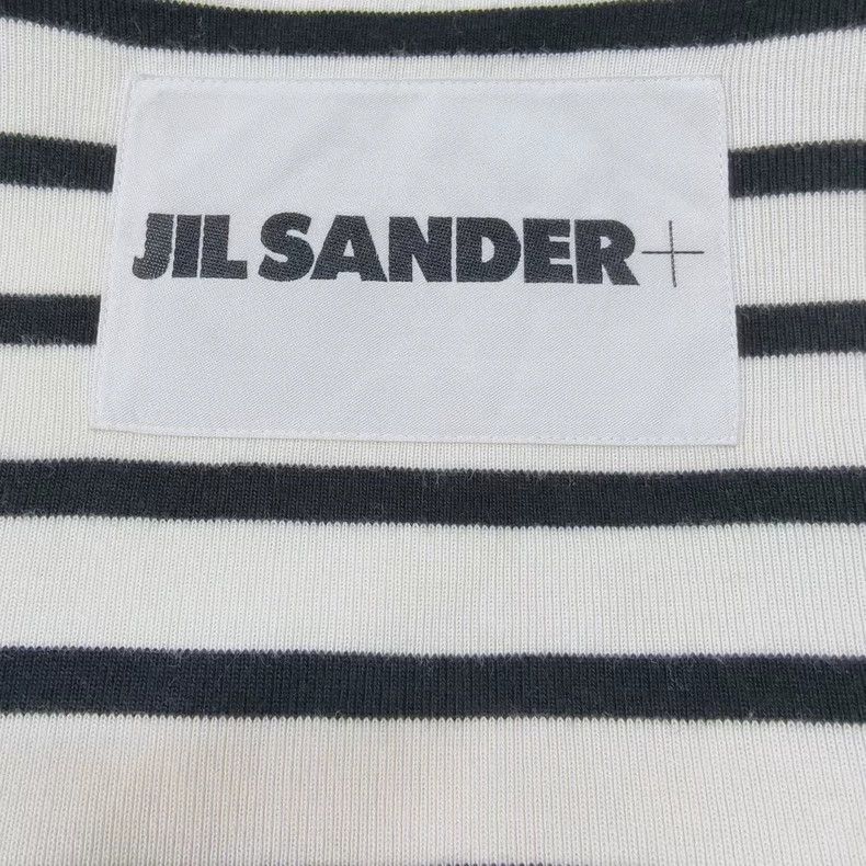 Jil Sander Jil Sander Black and white striped short sleeve Size L / US 10 / IT 46 - 3 Thumbnail