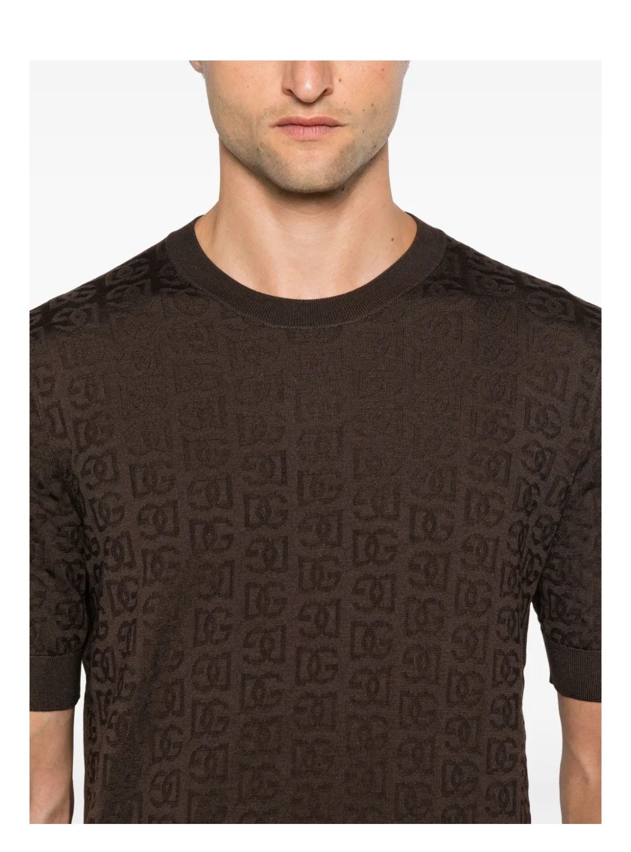 Dolce & Gabbana DG-logo silk sweater Size US M / EU 48-50 / 2 - 19 Thumbnail