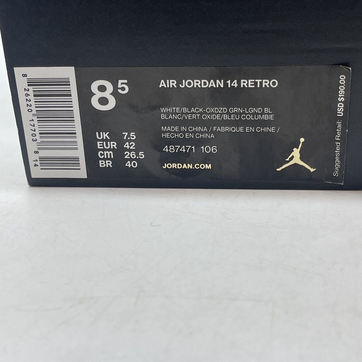 Jordan Brand Air Jordan 14 oxidized green Size US 8.5 / EU 41-42 - 9 Thumbnail