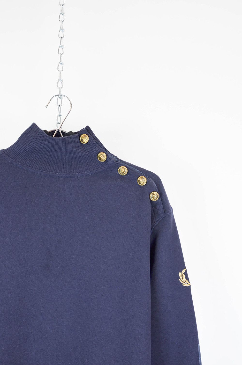 Polo Ralph Lauren Polo Ralph Lauren Navy Sweater Mock Neck – Size S Size S / US 4 / IT 40 - 5 Thumbnail