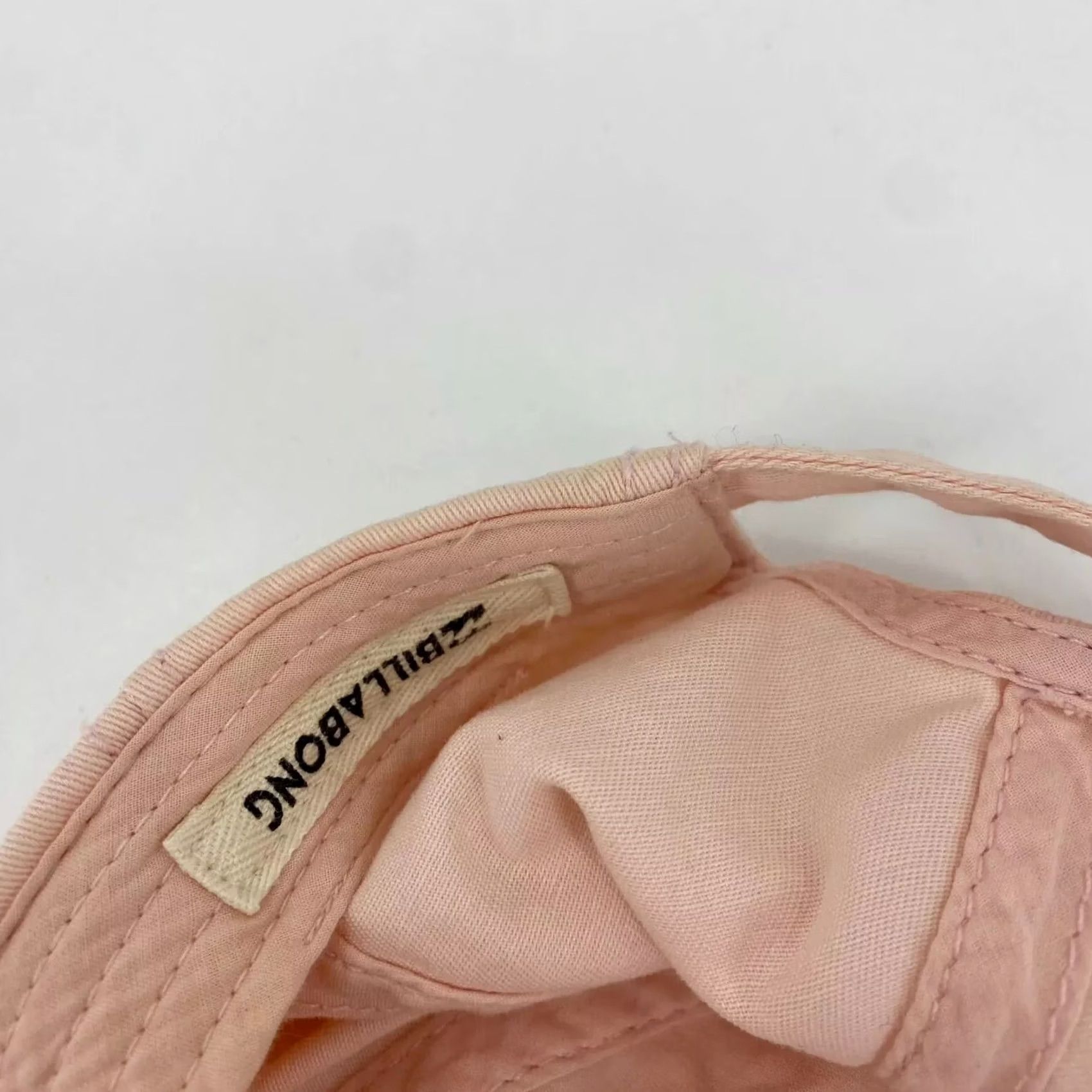 Billabong Billabong Strapback Hat Women One Size Pink Logo Adjustable Cotton Beach Surf Baseball Cap Size ONE SIZE - 8 Thumbnail