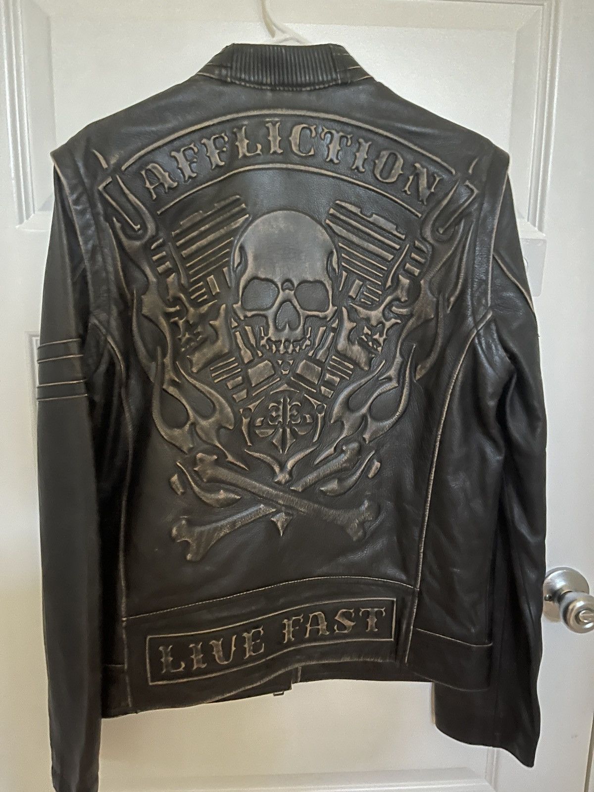 Affliction Men’s Affliction Leather Jacket Size US M / EU 48-50 / 2 - 1 Thumbnail