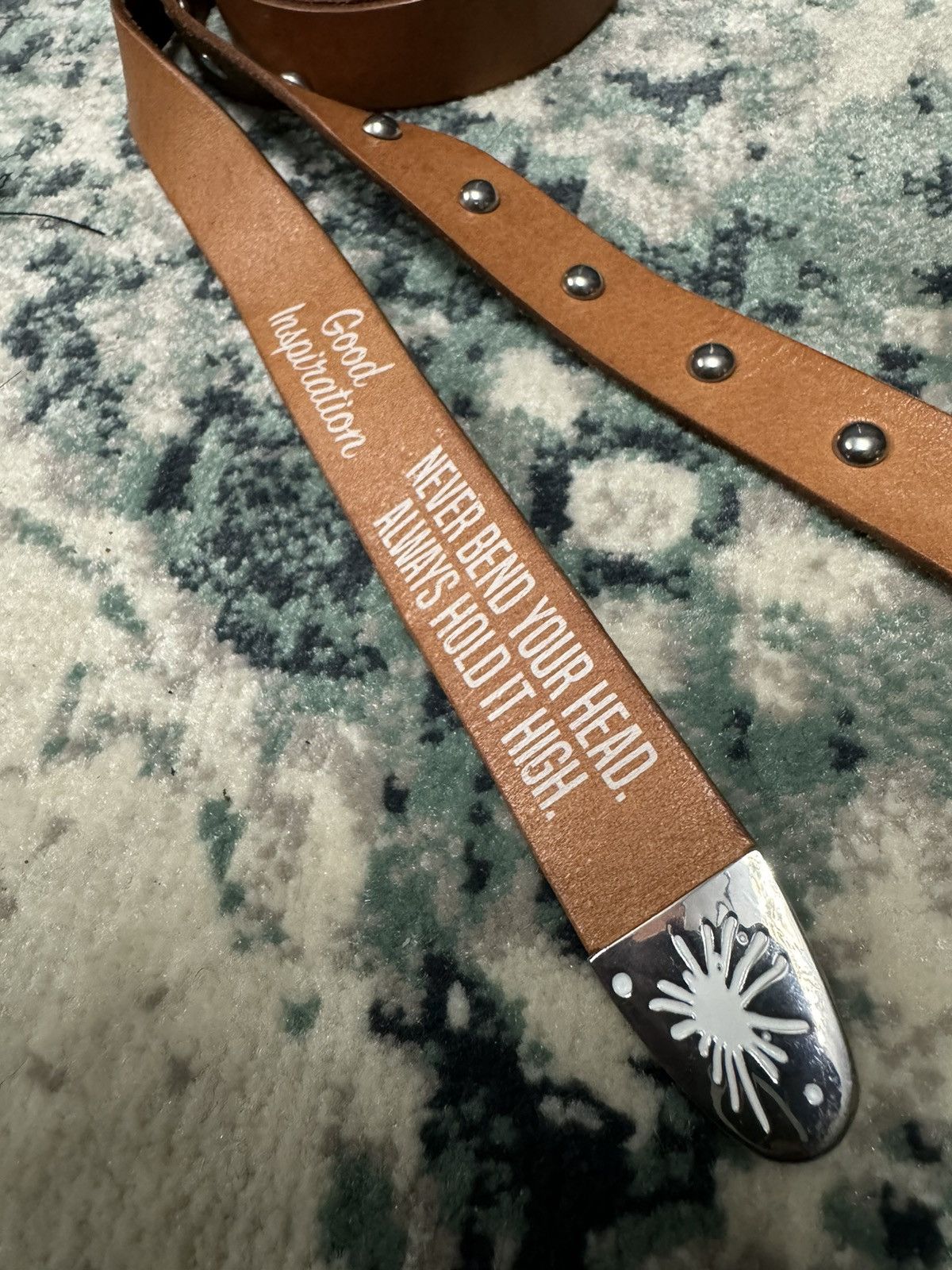 Maison MIHARA YASUHIRO MIHARAYASUHIRO STUDDED LEATHER BELT Size ONE SIZE - 2 Thumbnail