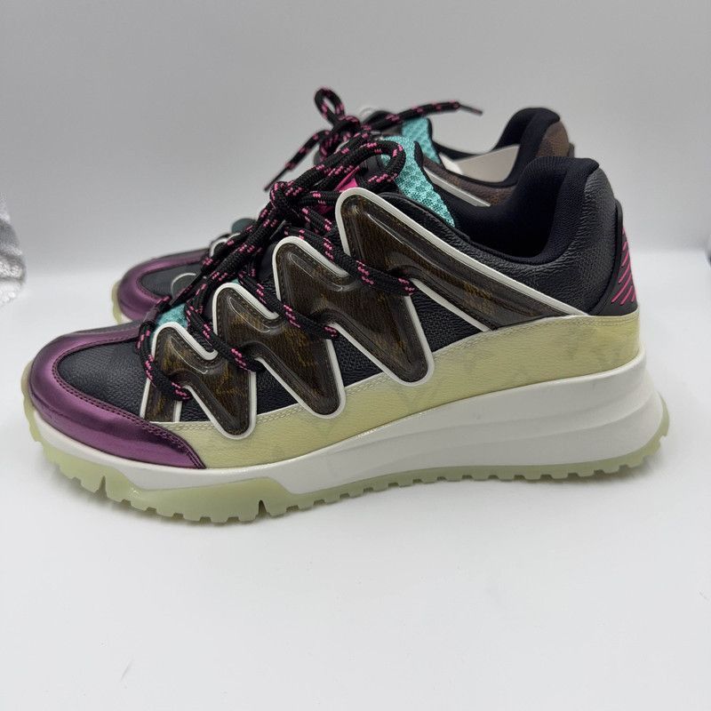 Louis Vuitton Louis Vuitton Zig Zag Colorful Casual Sneakers - Size US 8 / EU 41 - 1 Thumbnail
