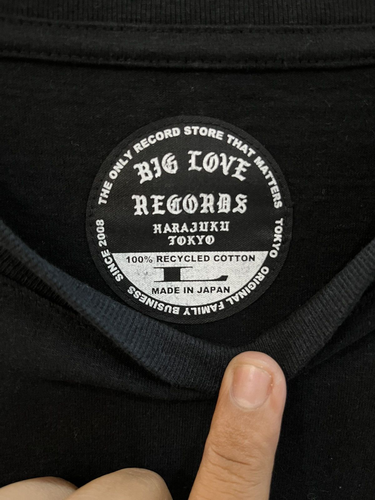 Japanese Brand Big Love Records Harajuku Tokyo Tee Size US L / EU 52-54 / 3 - 5 Thumbnail
