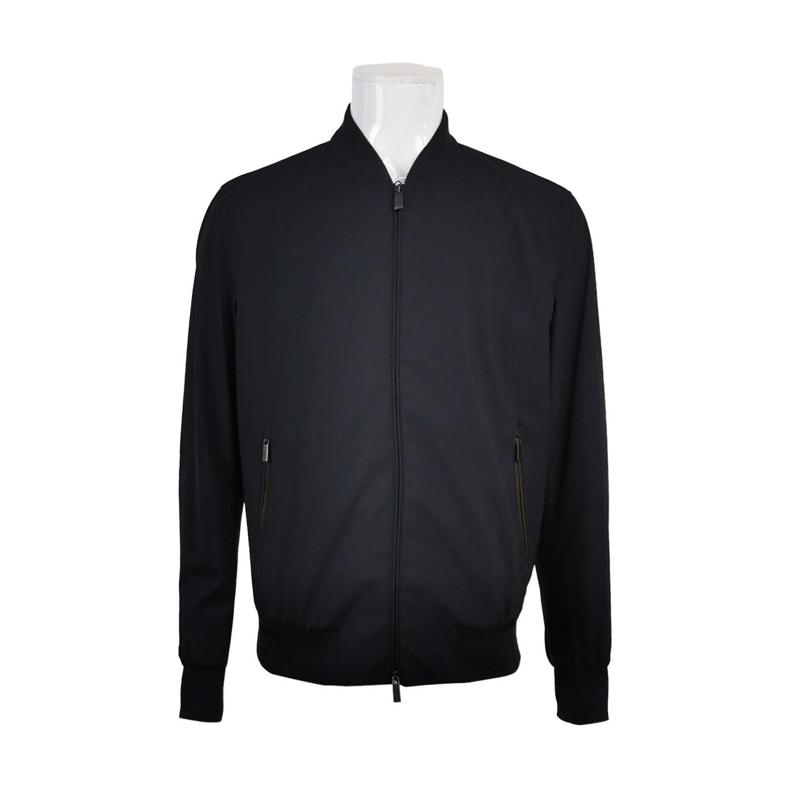 Ermenegildo Zegna Ermenegildo Zegna Wool Bomber Jacket Size 54 Size US L / EU 52-54 / 3 - 1 Thumbnail