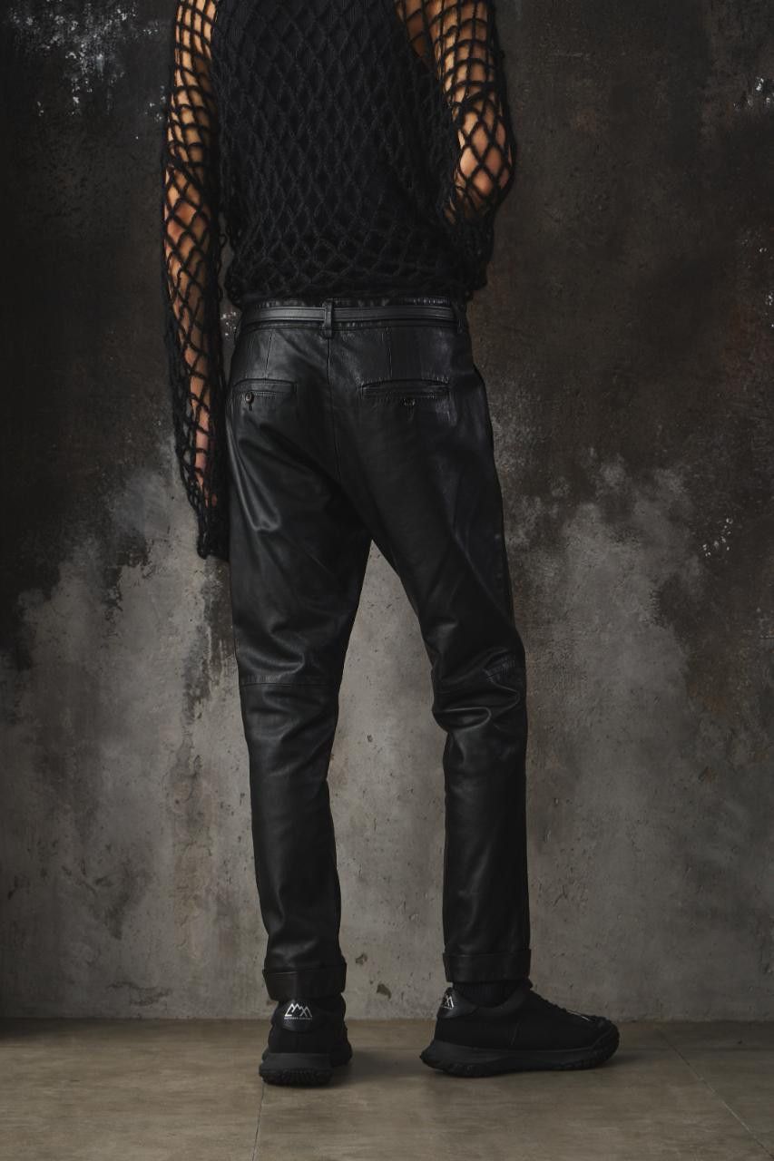 Gucci Gucci Tom Ford Era Paneled Leather Trousers Size US 30 / EU 46 - 3 Thumbnail