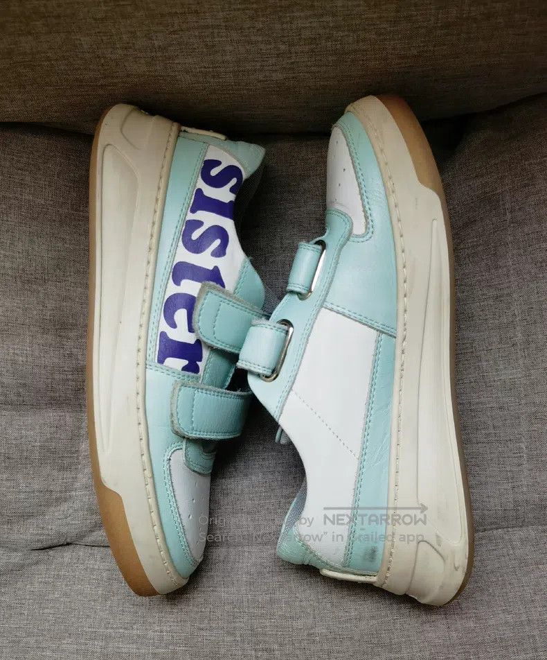 Acne Studios Acne Studios Velcro Pure Cowhide Low-Top White Sneakers wi Size US 6.5 / IT 36.5 - 2 Thumbnail