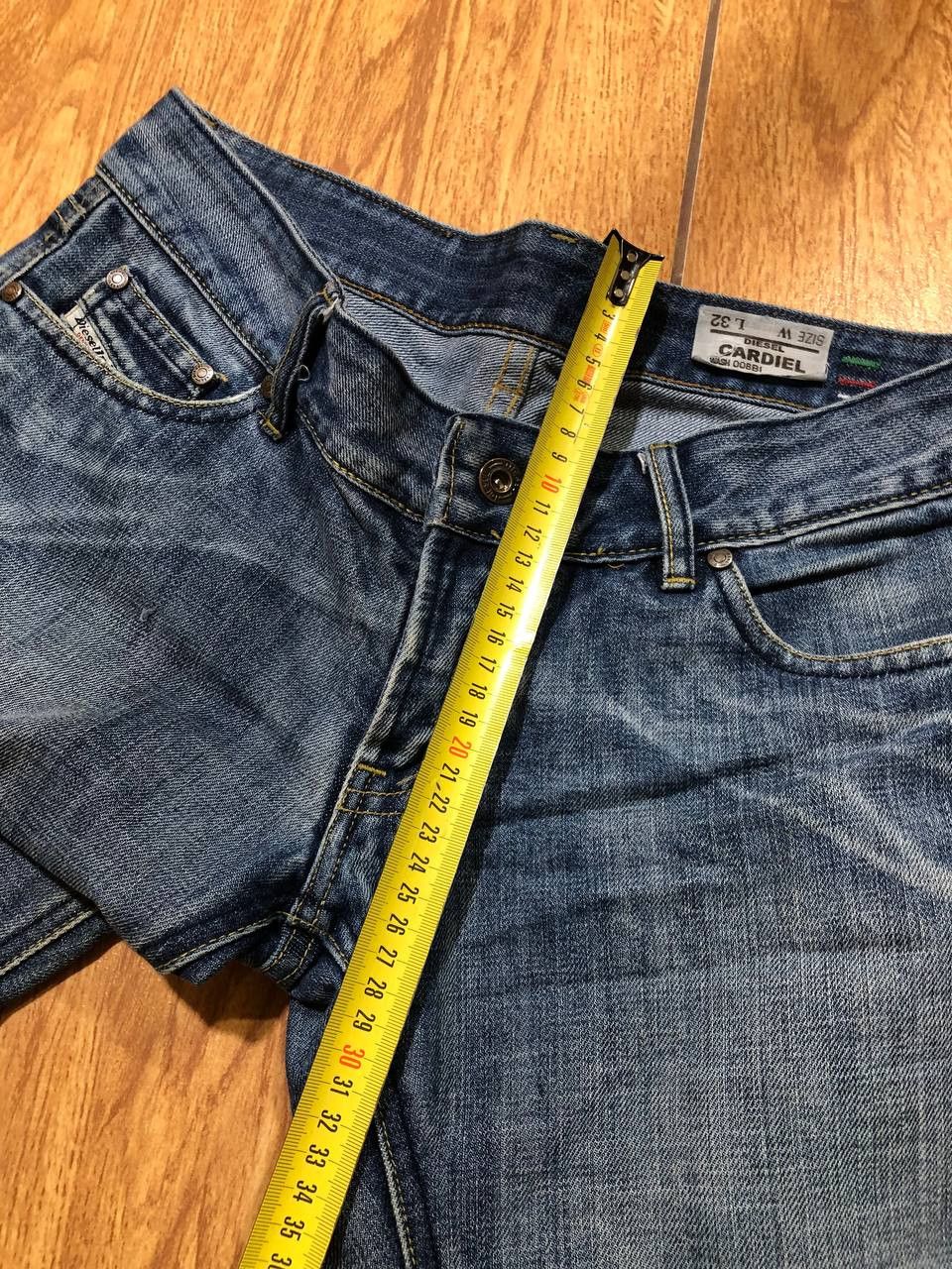 Diesel DIESEL Cardiel WOMENS JEANS FADED BLUE LOOK BUTTON FLY Size 32" / US 10 / IT 46 - 17 Thumbnail