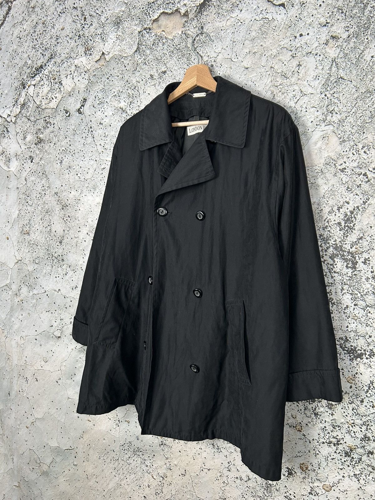 Vintage London Fog Avant Garde Coat 90s Archive Grunge Punk Size US M / EU 48-50 / 2 - 2 Thumbnail