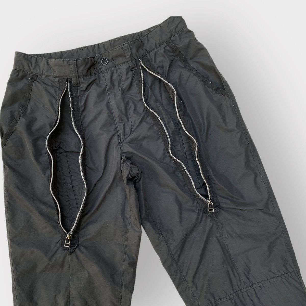 Issey Miyake Fall11 Runway Ballistic Nylon Pants Size US 32 / EU 48 - 3 Thumbnail