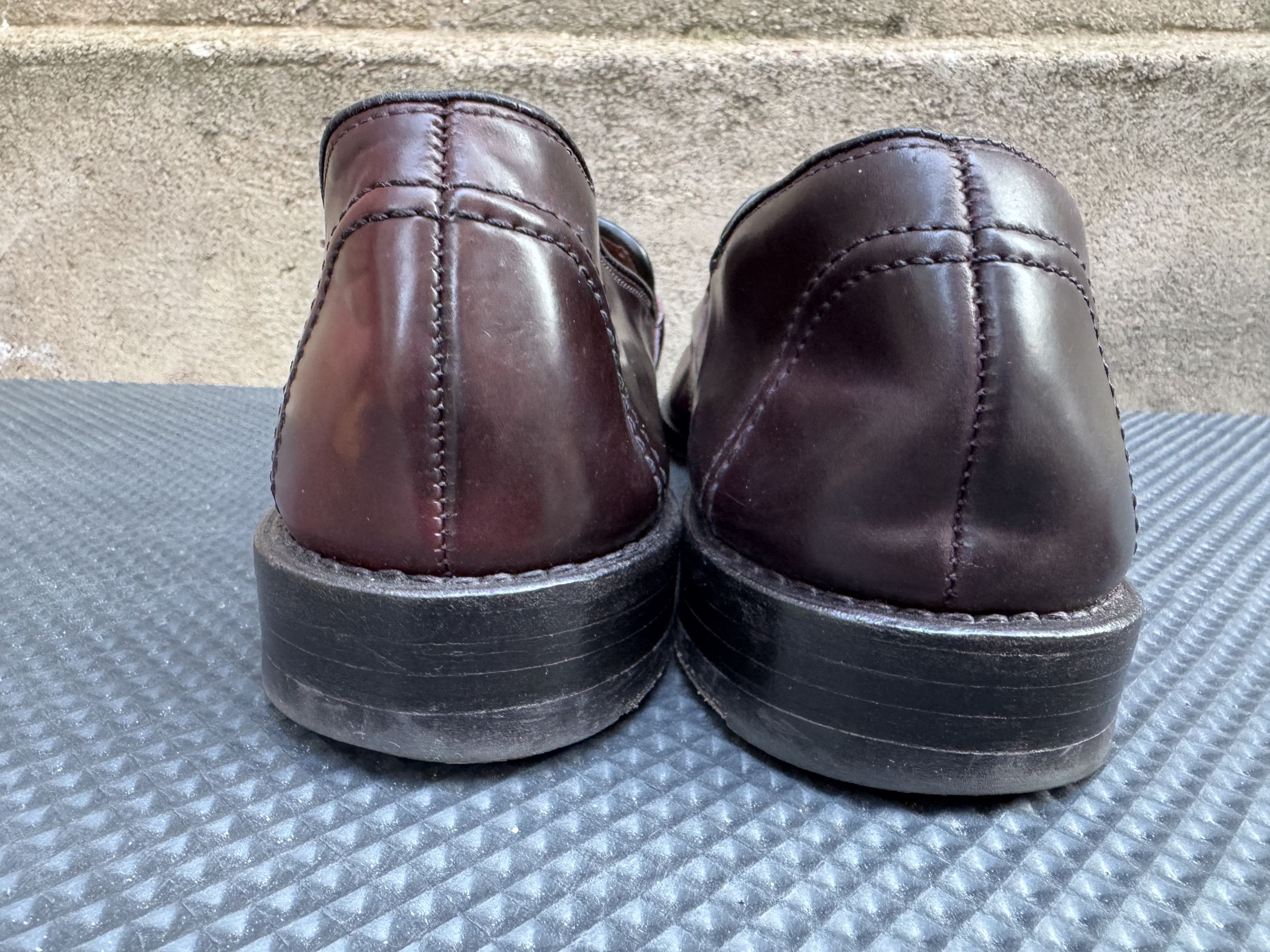 Church's Allen Edmonds Randolph Shell Cordovan Penny Loafers Size US 10 / EU 43 - 5 Thumbnail