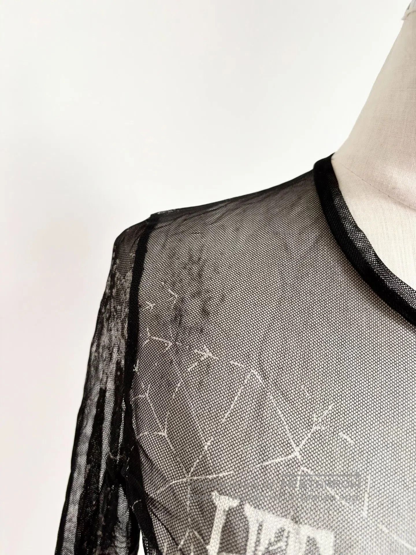 Vivienne Westwood Vintage h.anarchy Black Mesh Top. Size M / US 6-8 / IT 42-44 - 3 Thumbnail
