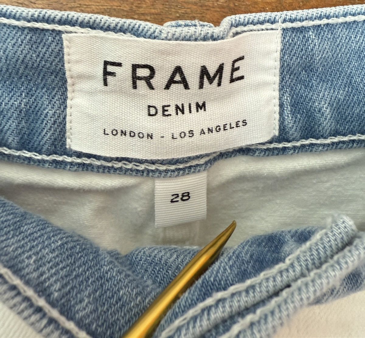 Frame Frame Denim Women’s Colorblock Le High Straight Hem Jeans Size 28" / US 6 / IT 42 - 2 Thumbnail