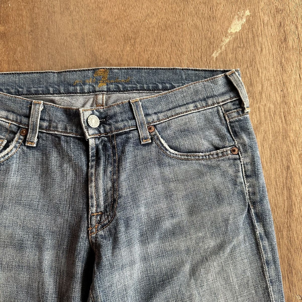 7 For All Mankind W30 L31🔥FLARE/BOOTCUT 7 ALL MANKIND JEANS MADE IN USA PANTS Size US 30 / EU 46 - 4 Thumbnail