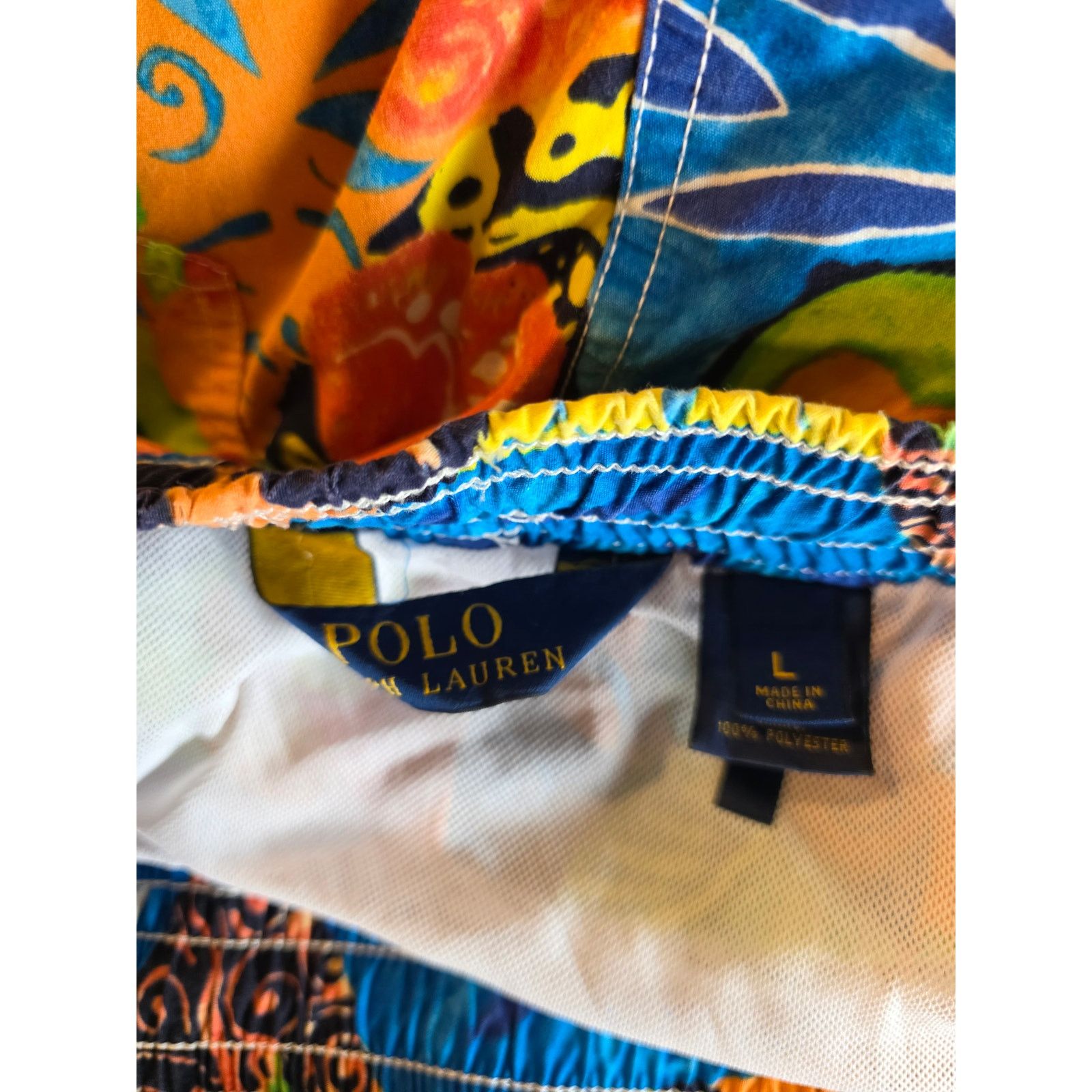 Polo Ralph Lauren Polo Ralph Lauren Colorful Swim Trunks Size Large Size US 32 / EU 48 - 4 Thumbnail