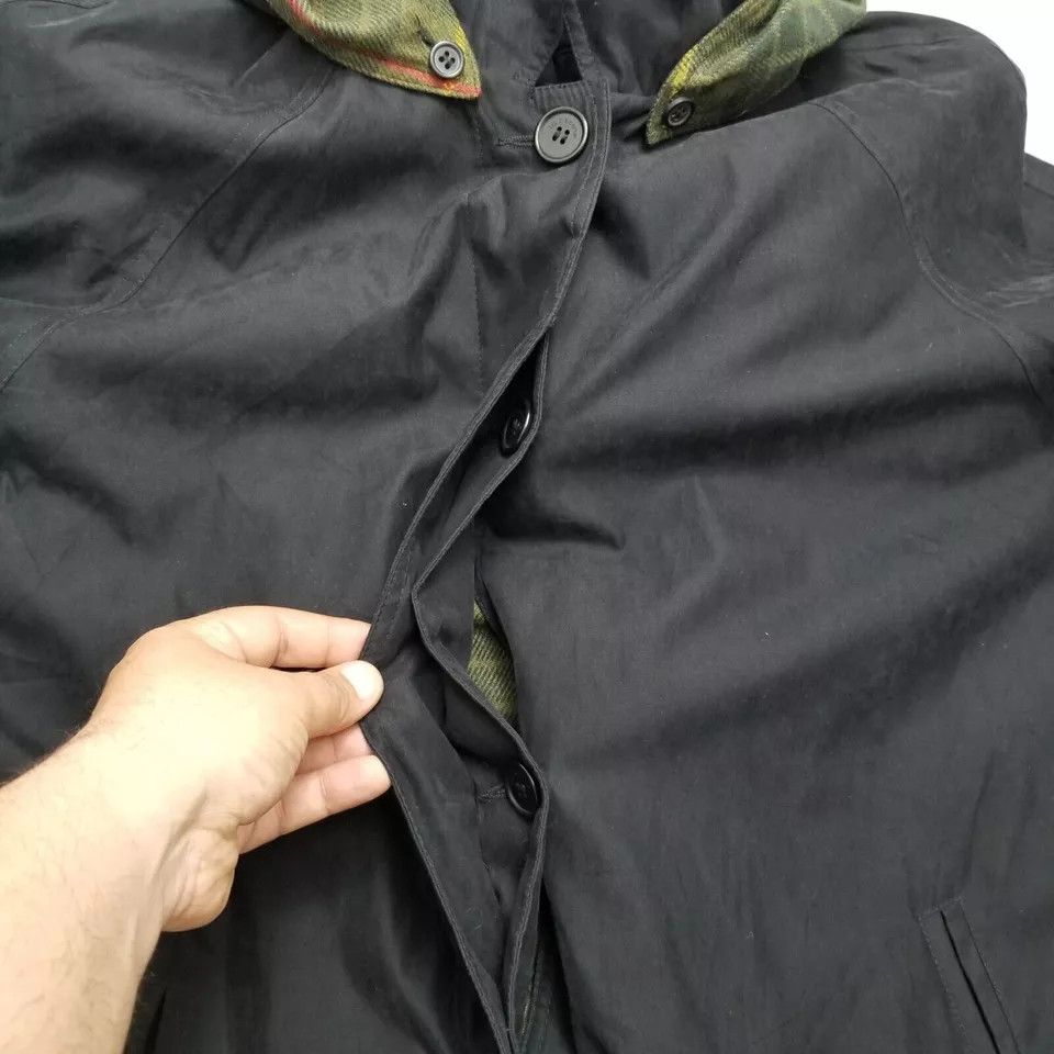 Other Liz Claiborne Parka Jacket Womens Medium Black Buttons Size M / US 6-8 / IT 42-44 - 3 Thumbnail