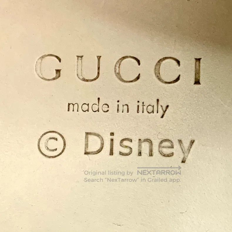 Gucci Gucci Beige Mickey Mouse printed lace-laced casual sneaker Size US 6 / IT 36 - 7 Thumbnail