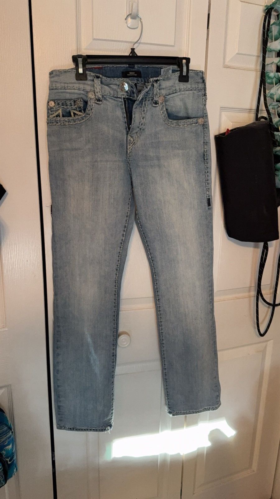 True Religion True Religion “Ricky” Relaxed Straight Size US 31 - 2 Thumbnail