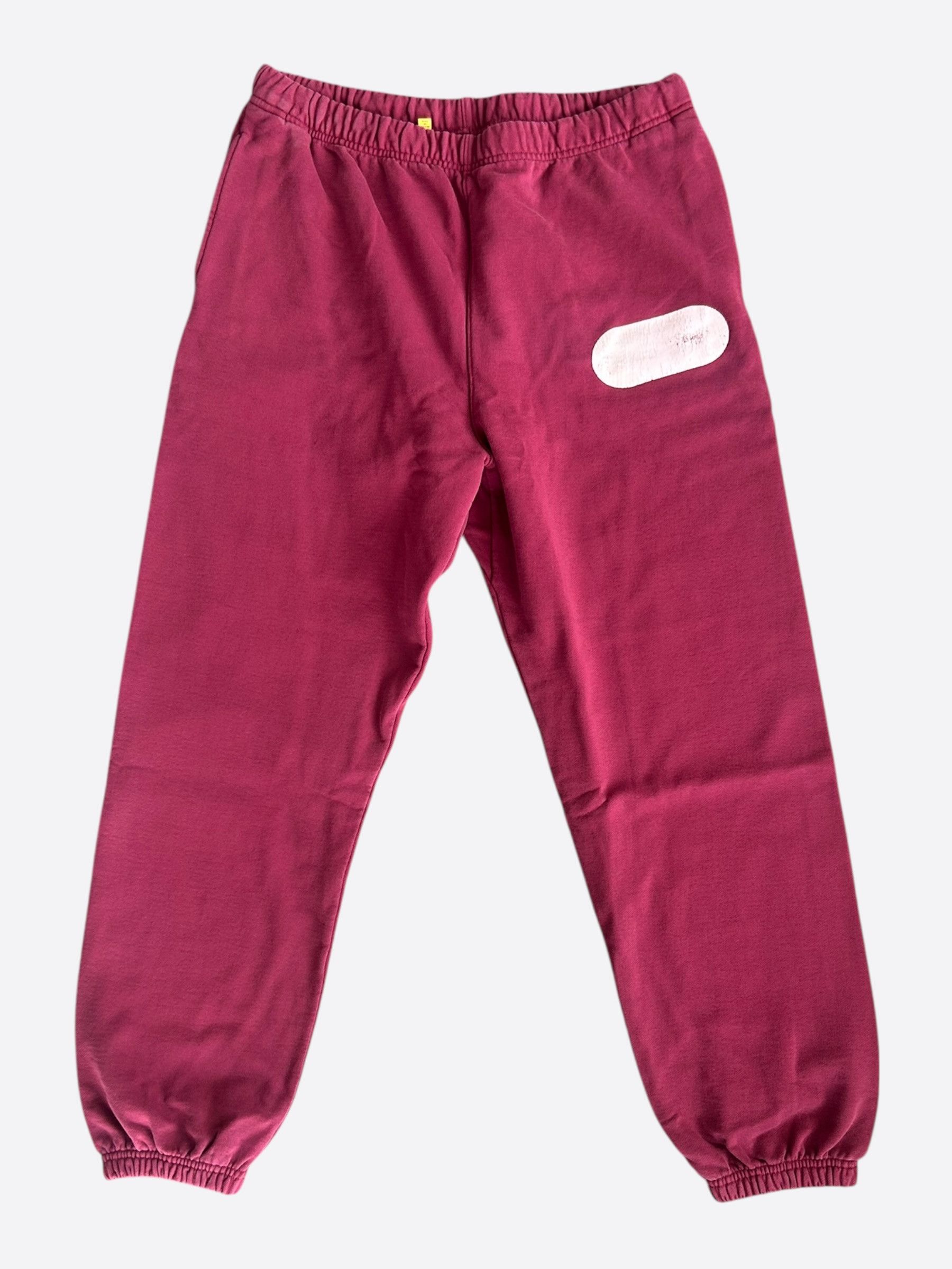 Gallery Dept. Gallery Dept Red & White Gym Logo Sweatpants Size US 32 / EU 48 - 1 Thumbnail
