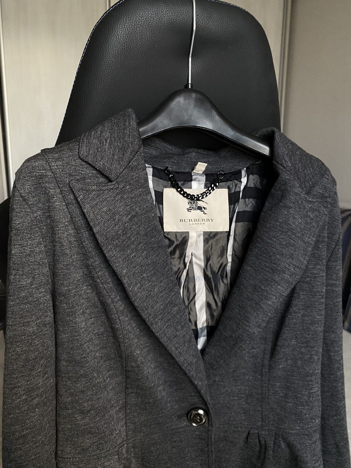 Burberry × Burberry Prorsum Burberry blazer jacket wool gray Size L / US 10 / IT 46 - 3 Thumbnail