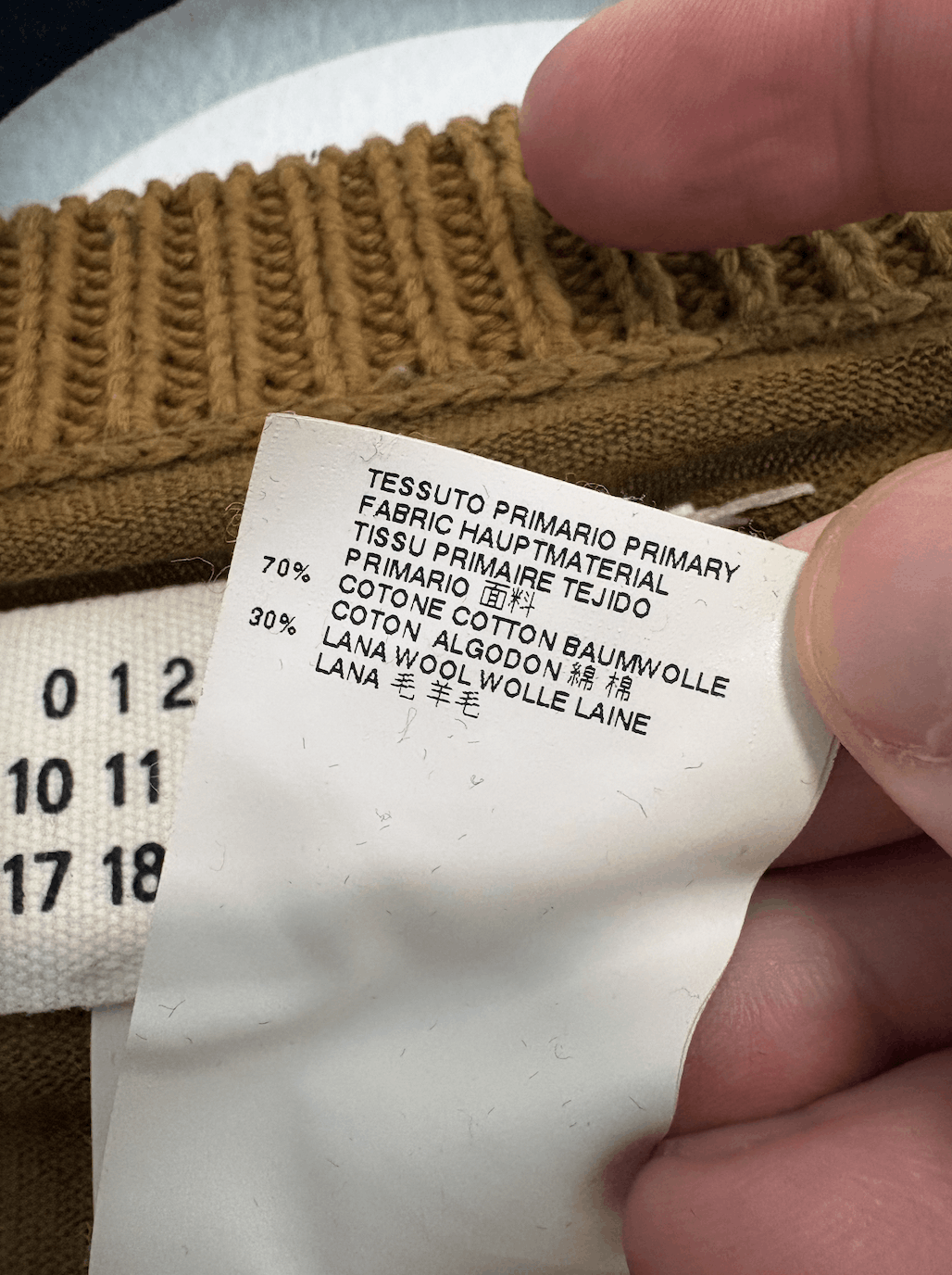 Maison Margiela Cotton / Wool knit and woven sweater M Size US M / EU 48-50 / 2 - 5 Thumbnail