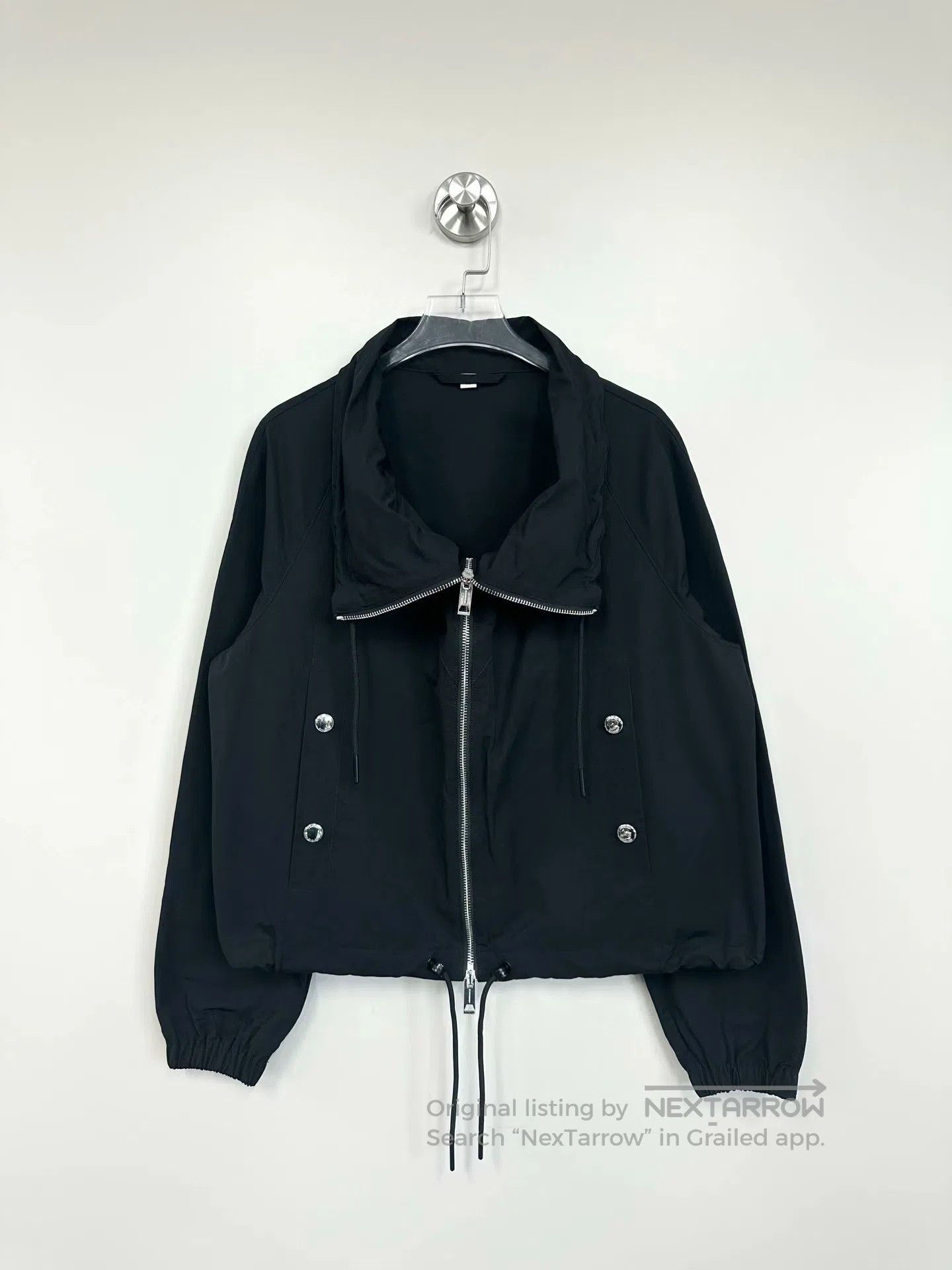 Burberry Burberry Black back square logo zipper jacket| Size XXS / US 00 / IT 34 - 1 Thumbnail