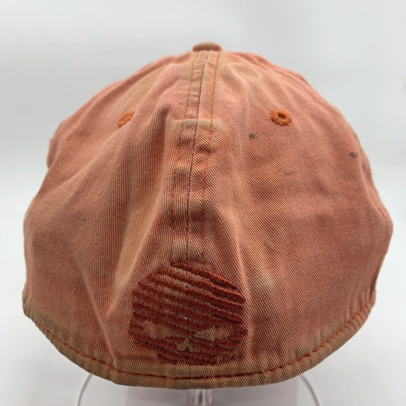 Harley Davidson Harley-Davidson Hat Cap Fitted Mens Small Black Orange Skull New Era 39THIRTY Size ONE SIZE - 5 Thumbnail