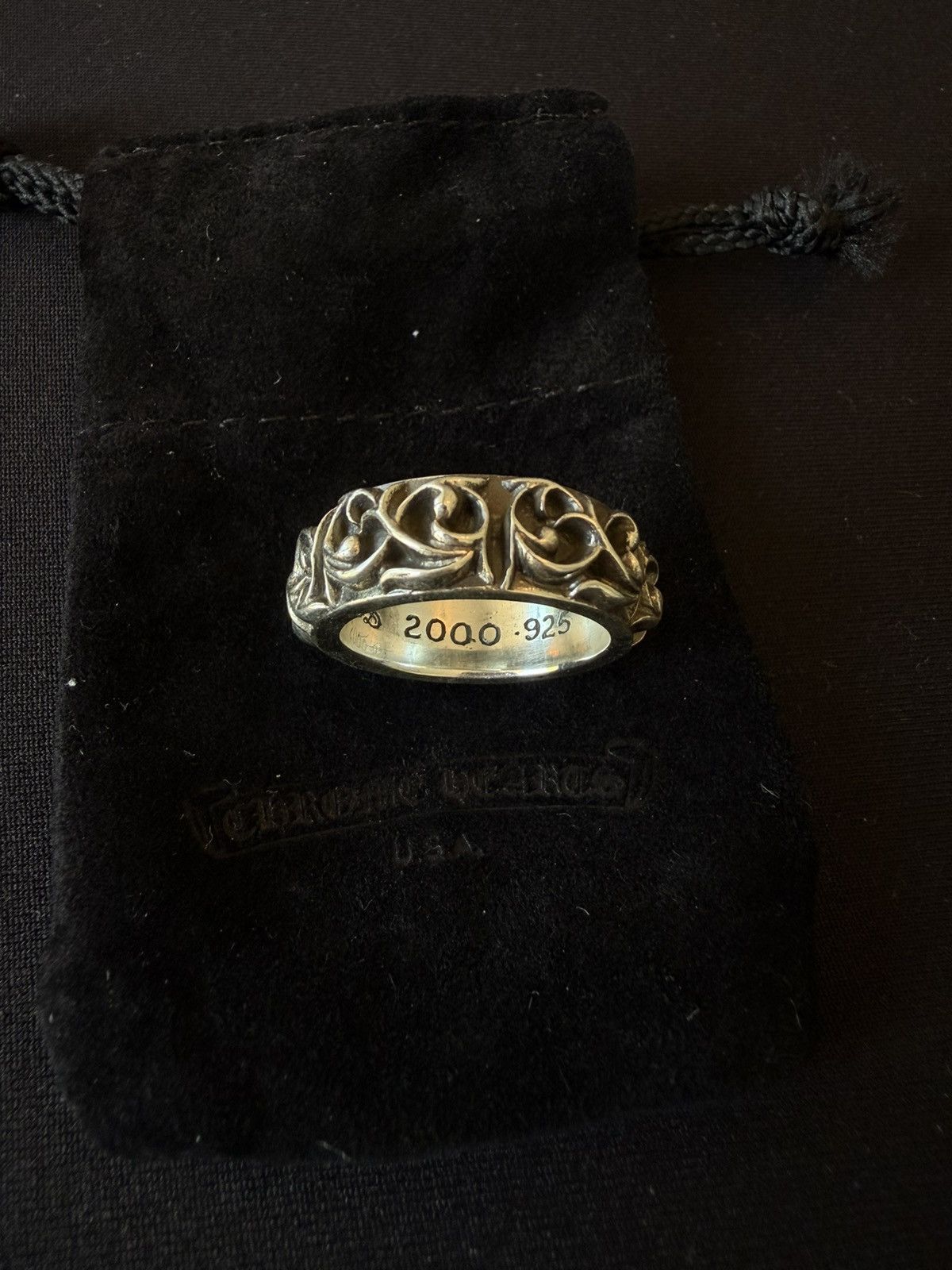 Chrome Hearts Chrome Hearts Eternity Vine Ring Size 9 Size ONE SIZE - 2 Thumbnail