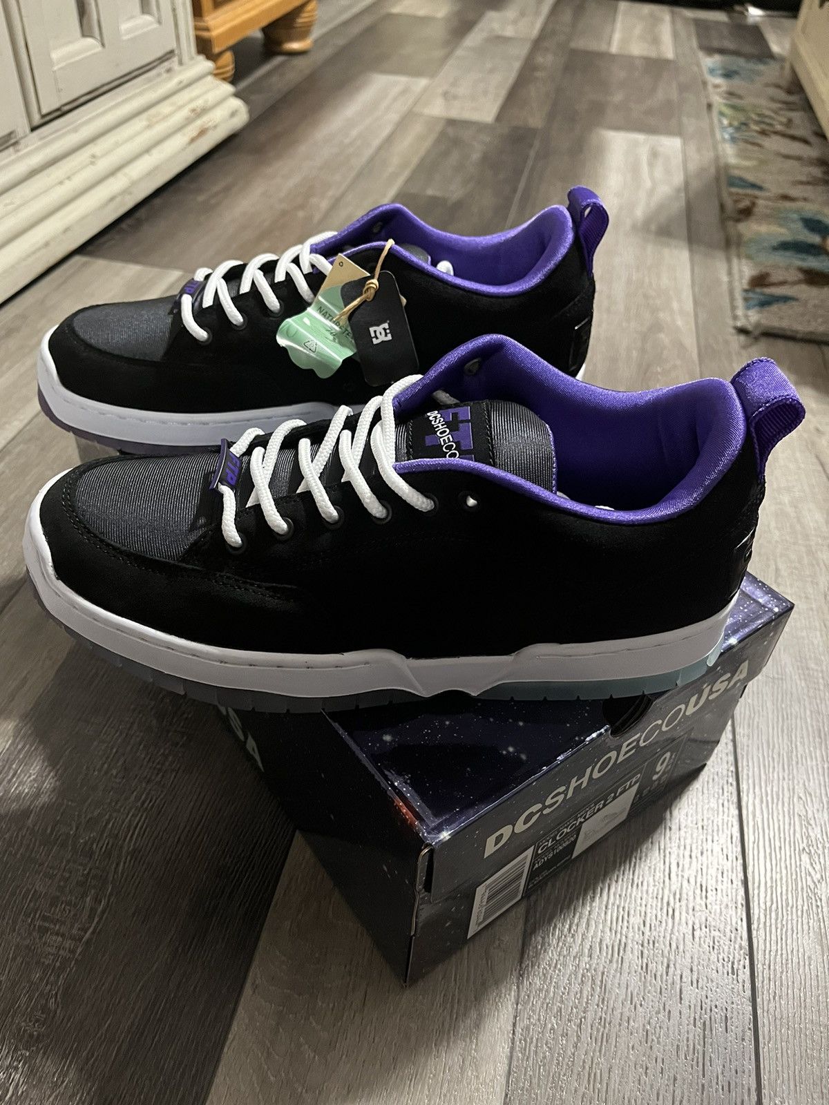 image of Ftp X Dc Clocker 2 | 9.5 Shoes in Purple, Men's