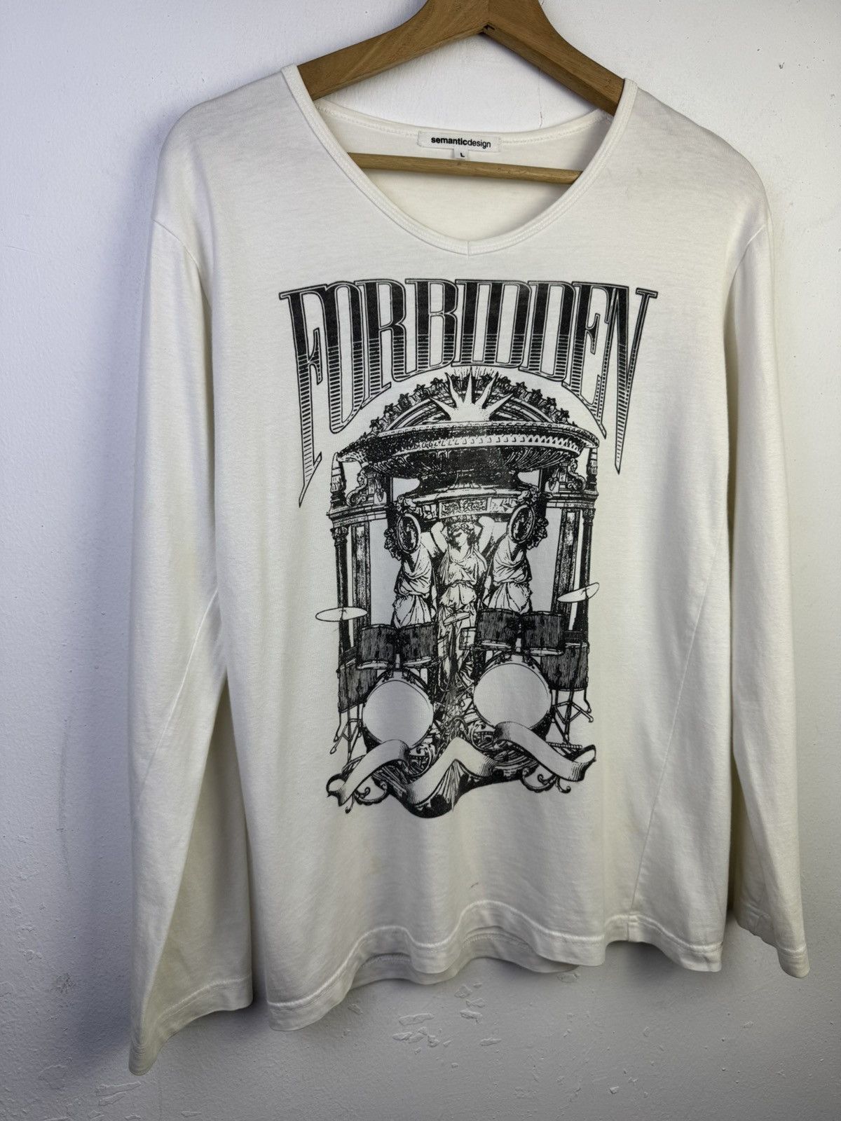 semanticdesign Semantic Design Forbidden NO GIMMICK long-sleeve t-shirt. Size L / US 10 / IT 46 - 2 Thumbnail
