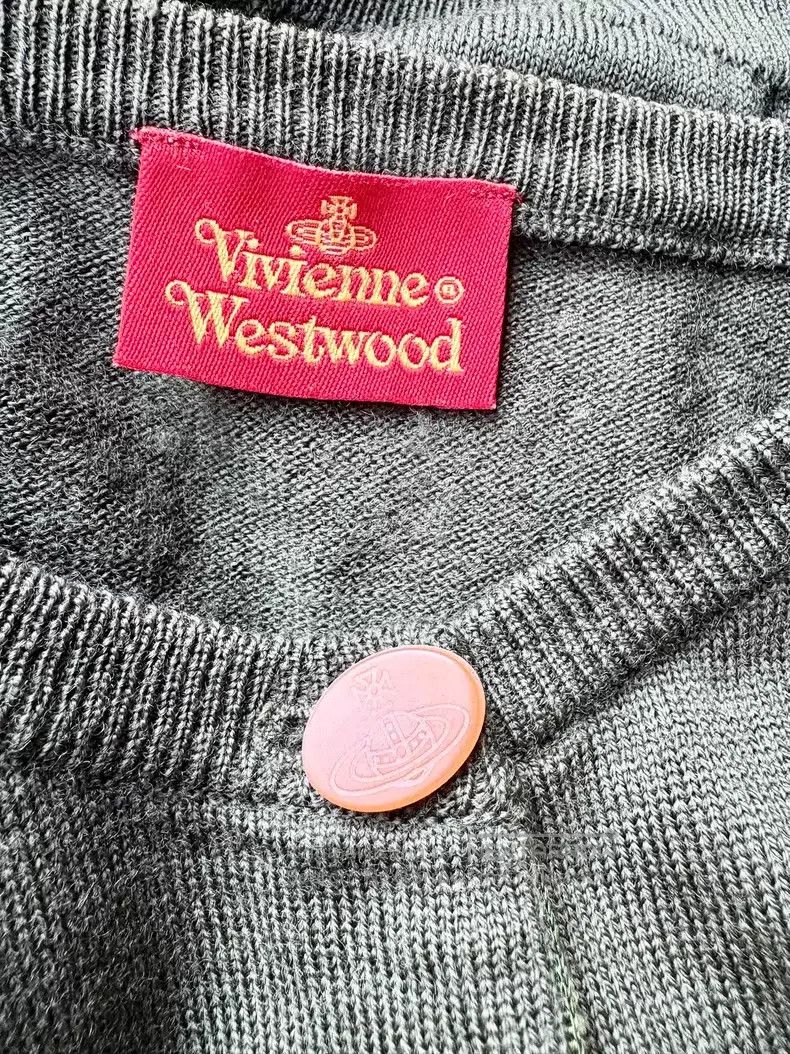 Vivienne Westwood Vivienne Westwood Olive Green Saturn Knit Top with Buttons Size M / US 6-8 / IT 42-44 - 7 Thumbnail