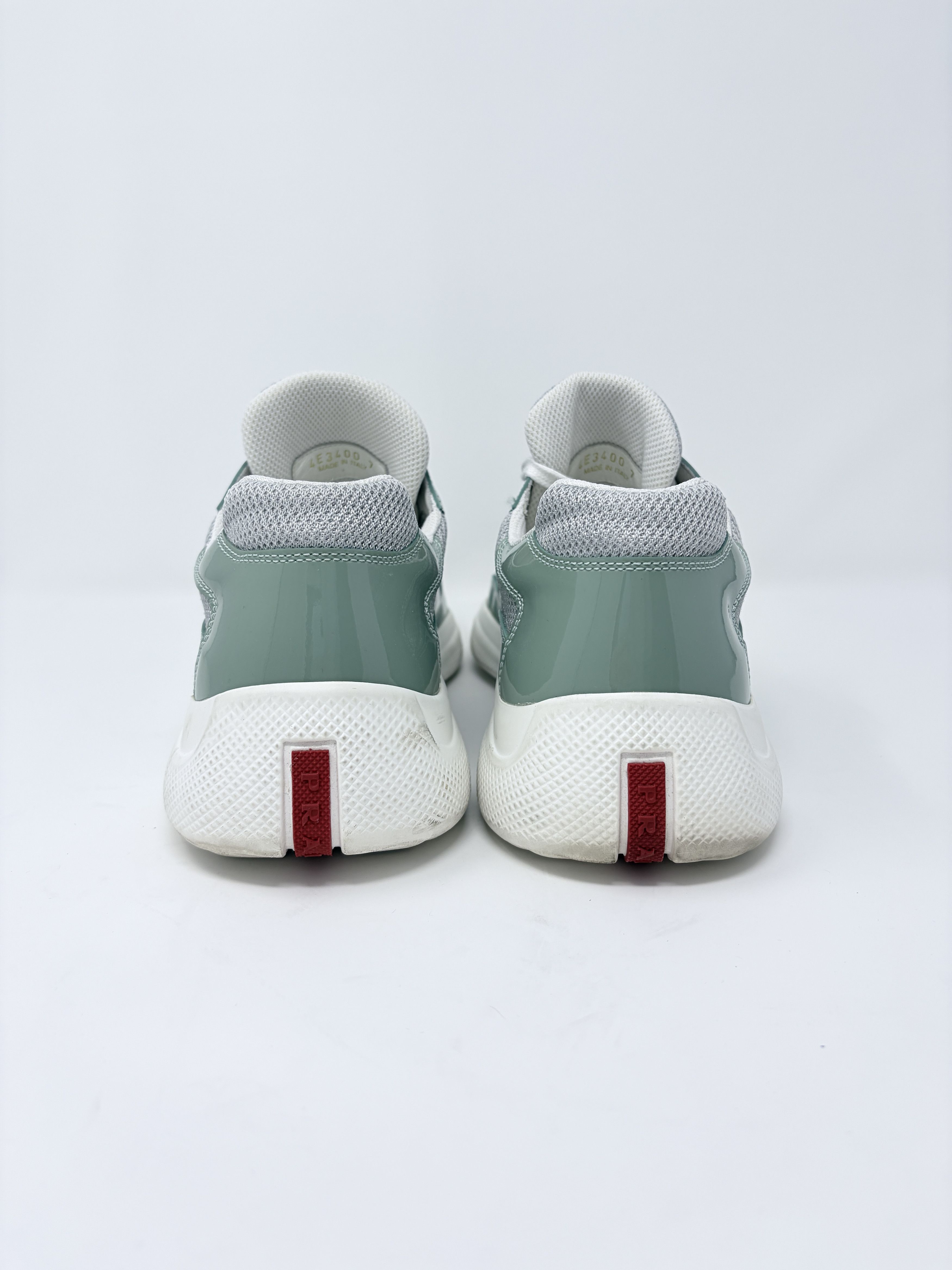 Prada Prada America's Cups Sage Green Patent Leather (Prada 7) Size US 8 / EU 41 - 3 Thumbnail