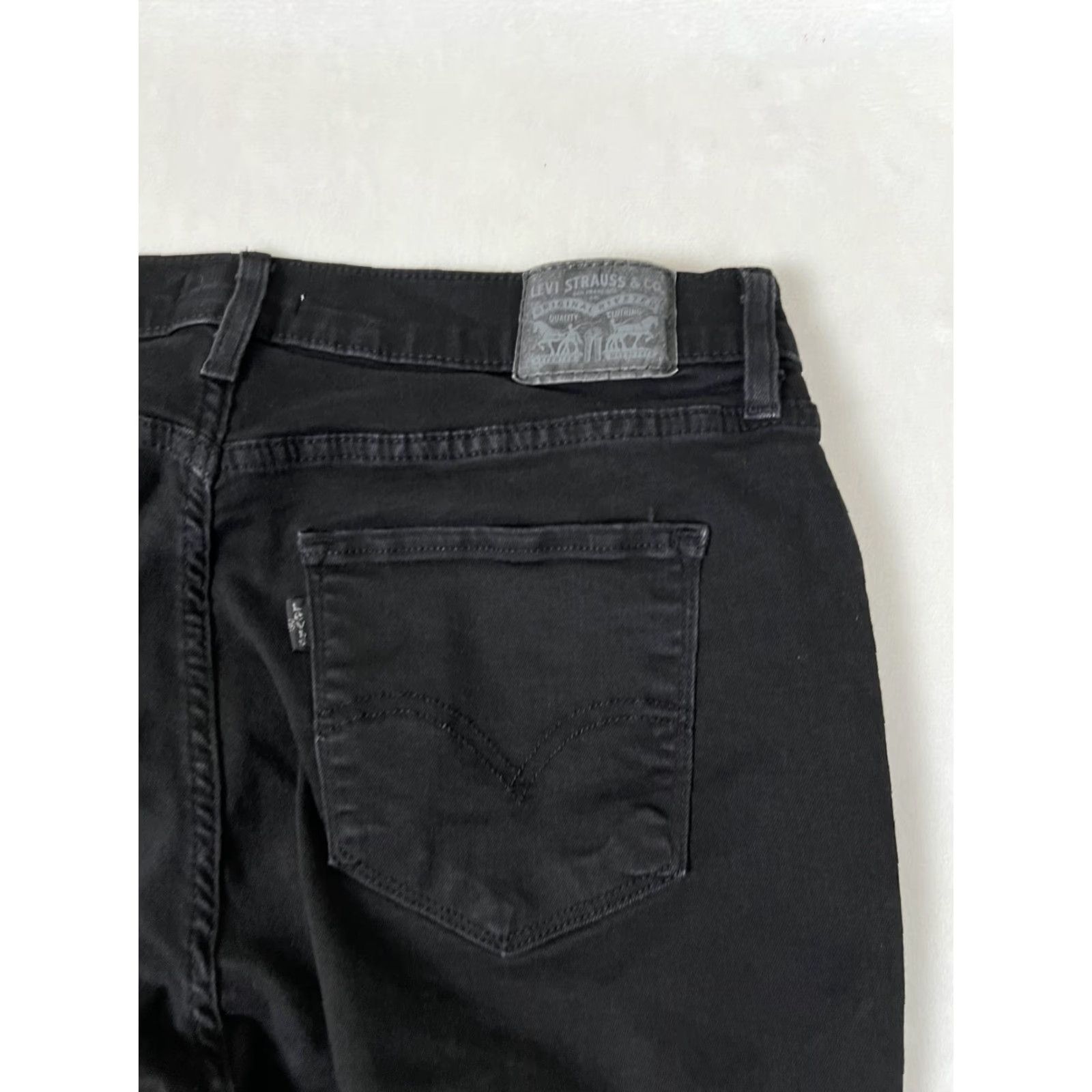 Levi's Levis 517 Jeans Men Bootcut Denim Black 14 Regular Stretch Pockets Zip Fasten Womens? Size 36" / US 14 / IT 50 - 7 Thumbnail