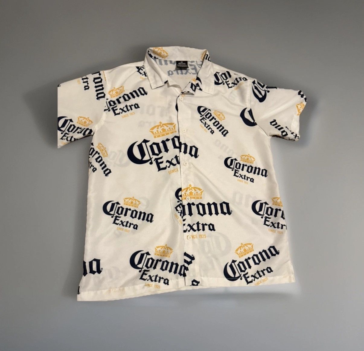Other Corona Extra Beer Shirt Mens M Short Sleeve Button Up Size US M / EU 48-50 / 2 - 1 Thumbnail