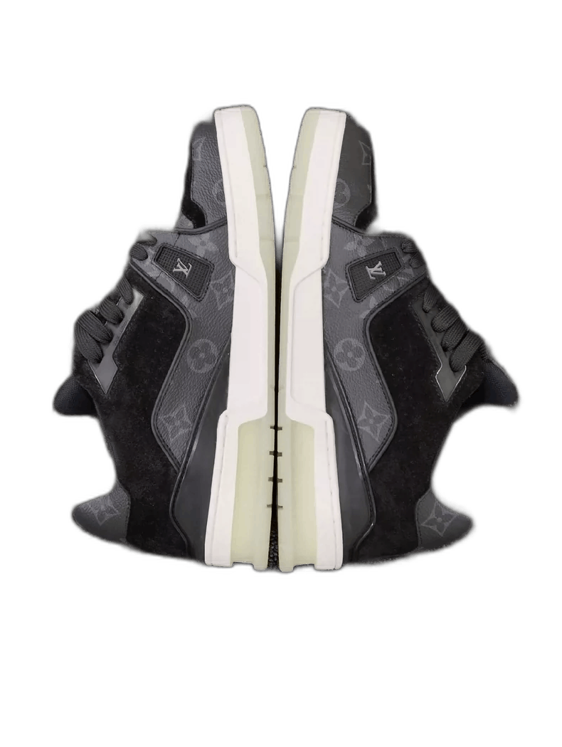 Louis Vuitton Louis Vuitton Black Checkerboard Trainers Size 41.5-2507 Size US 9.5 / EU 42-43 - 1 Thumbnail