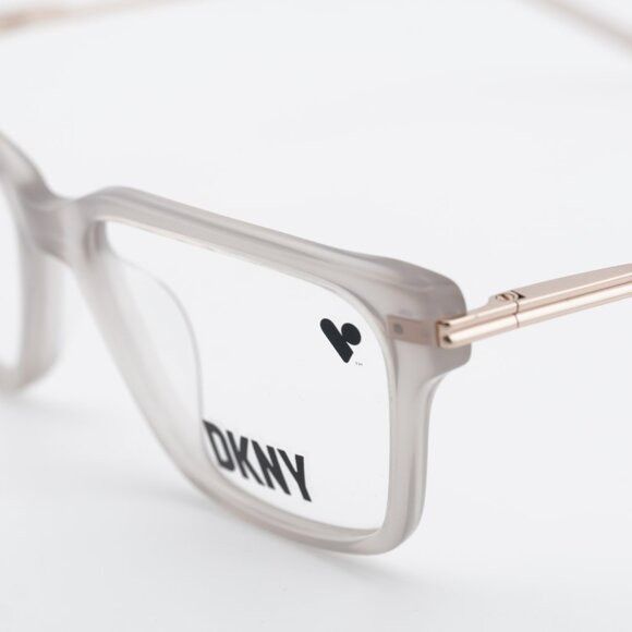 DKNY DKNY DK7012 011 Eyeglasses - Fog/Gold 53mm Rectangle Frame Size ONE SIZE - 2 Thumbnail