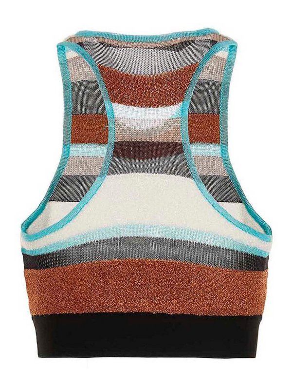 Palm Angels o1y1225 Crop Top in Multicolor Size XS / US 0-2 / IT 36-38 - 2 Thumbnail