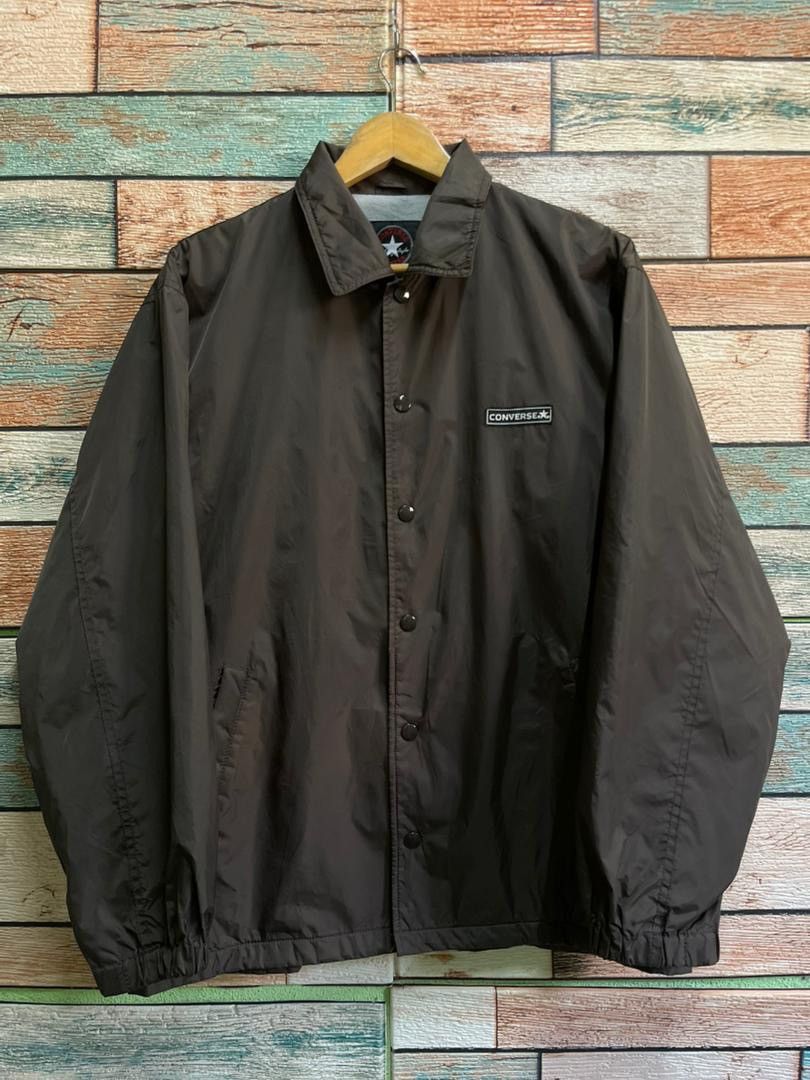 Converse Vintage Converse All Star Windbreaker Coach Jacket Size US L / EU 52-54 / 3 - 1 Thumbnail