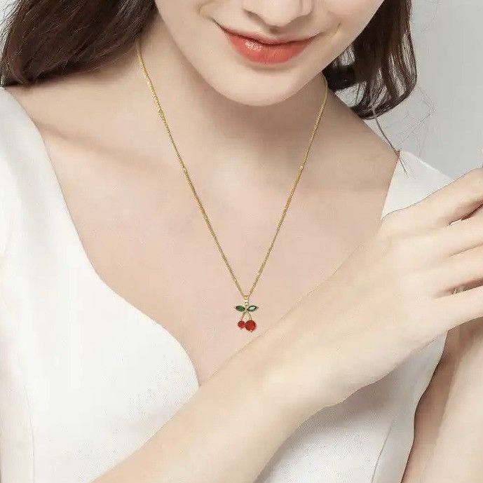 Other Exquisite Cherry Necklace Size ONE SIZE - 3 Thumbnail