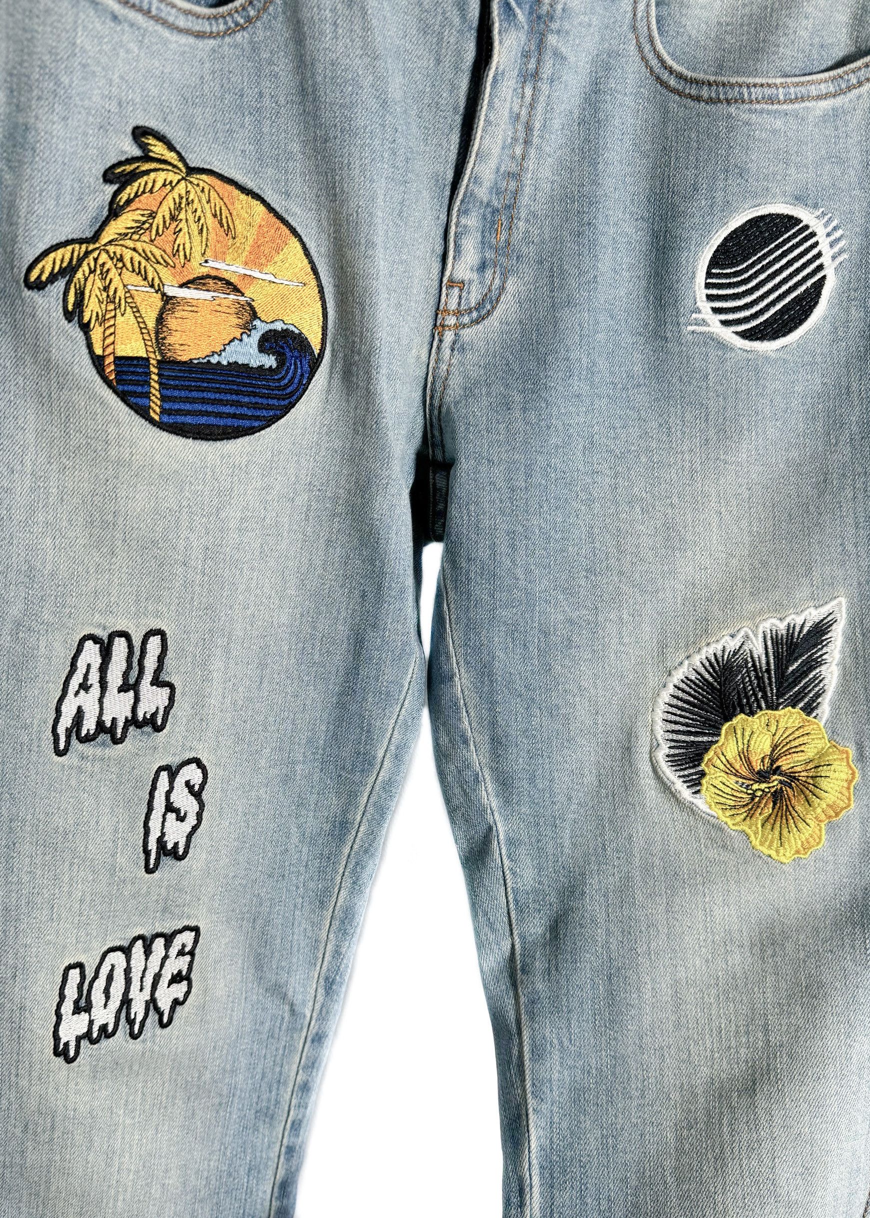 Stella McCartney Stella McCartney Patch Embroidered Boyfriend Blue Jeans Size 29" - 4 Thumbnail