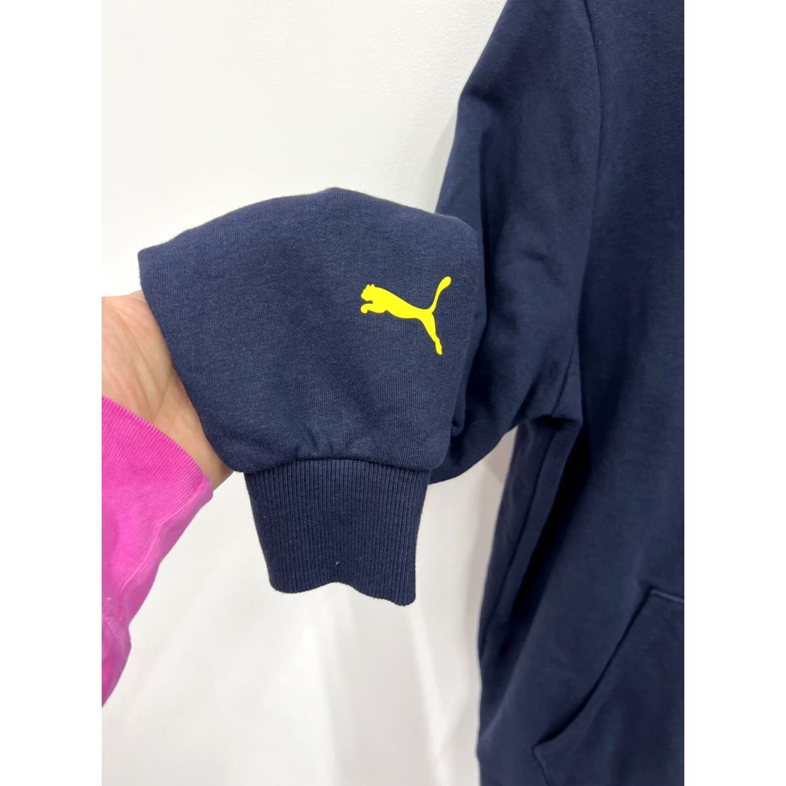Puma PUMA Hoodie Mens L Sergio Perez 11 F1 Racing Blue Logo Pullover Short Sleeve Crew Neck Size US L / EU 52-54 / 3 - 4 Thumbnail