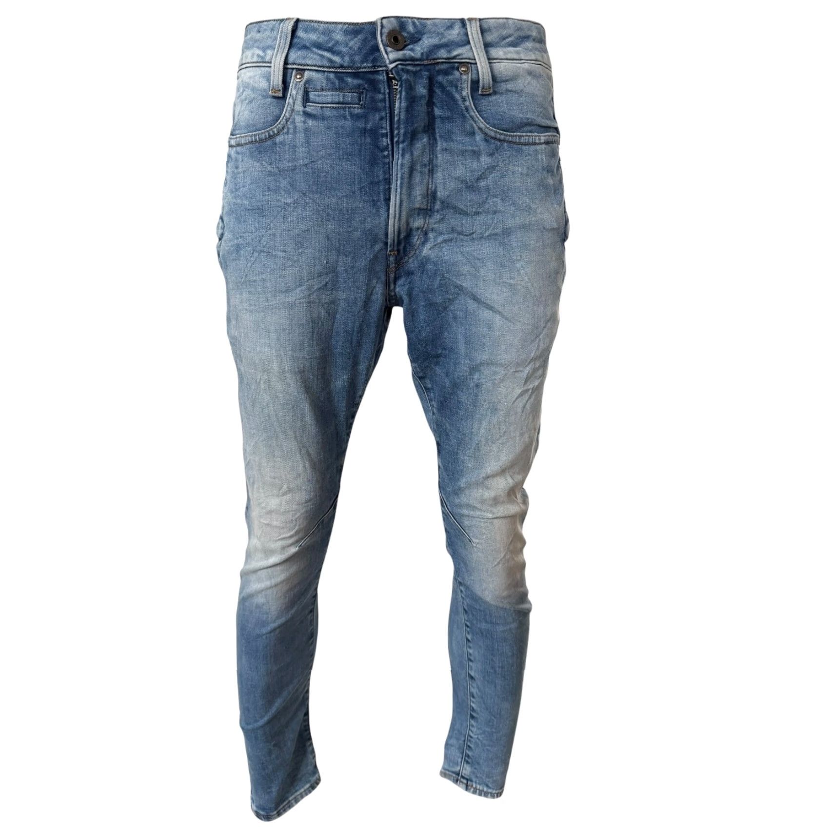 G-Star G-Star RAW D-Staq 3D Slim Jeans Blue Denim W32 L27 Zip Fly Mens Jeans 5-Pocket Design Slim Fit 3D 1990s Style Size US 32 / EU 48 - 2 Thumbnail